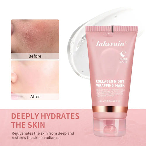 Korėjietiška Giliojo Kolageno Kaukė - Veido Odos Atjauninimas ir Lifting'as