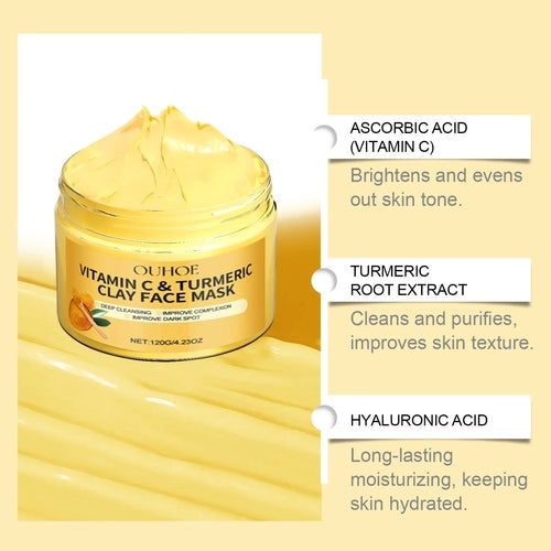 Vitamin C Exfoliating facial mask Turmeric Exfoliating facial mask